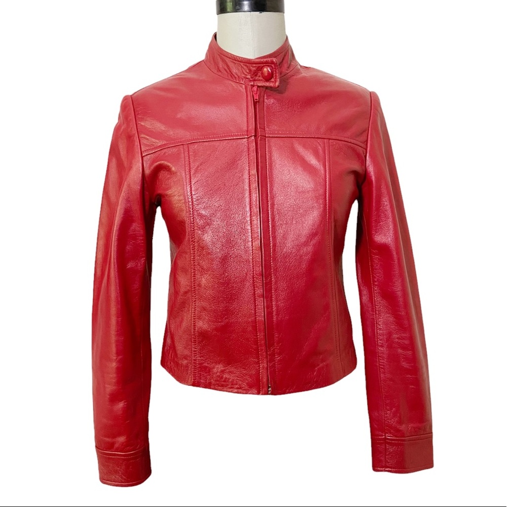 Vera Pelle Leather Moto Jacket